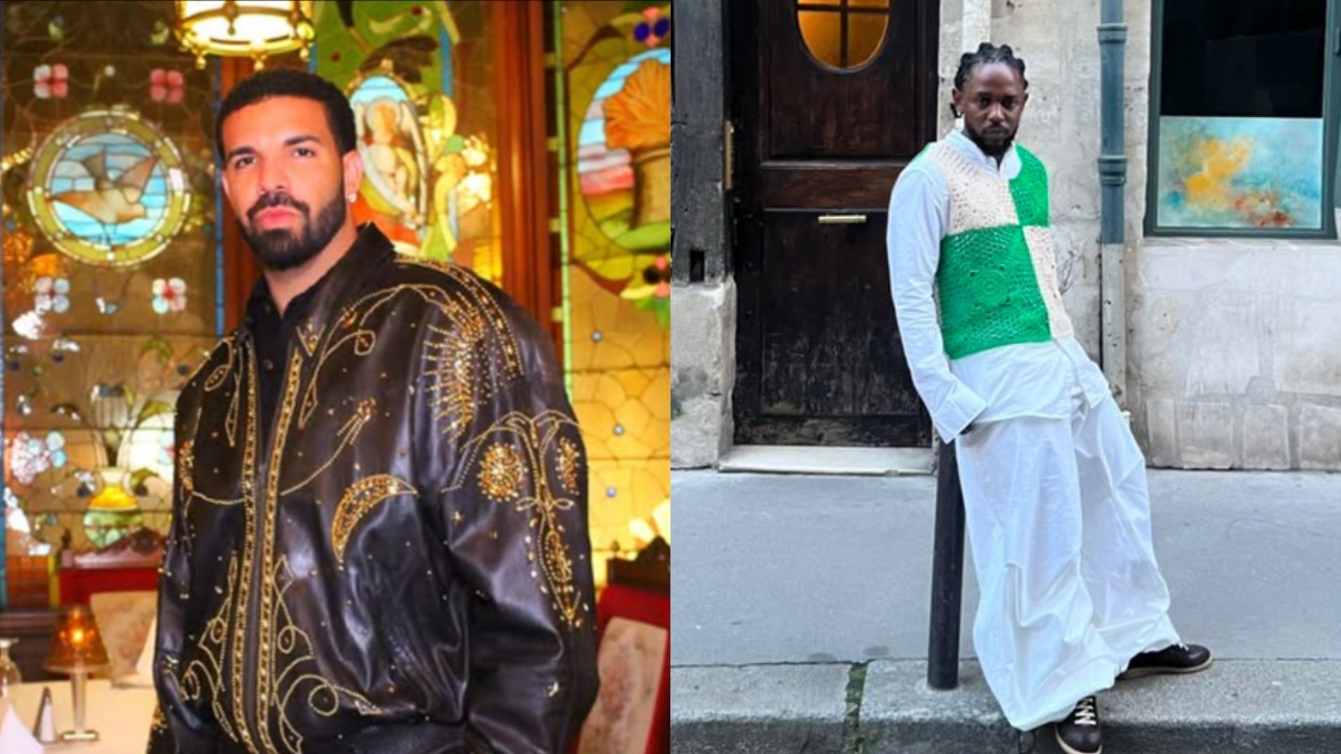 Legal battle unfolds as discovery continues in Drake vs. UMG case over Kendrick's Not Like Us (Images via Instagram and X/@champagnepapi & @kendricklamar)